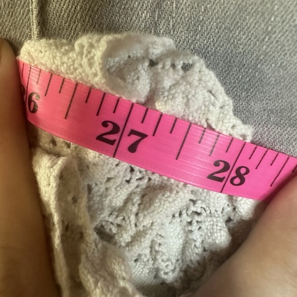 Democracy Flexellent Ankle Jeans Women's 8 Gray Cuffed Bohemian Embellished - Picture 9 of 9